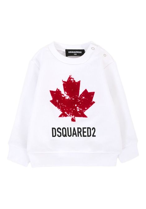 Felpa con stampa DSQUARED2 JUNIOR | DQ3096 D00ZFDQ100